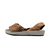 Cosmo Olive Leather Sandal Brown